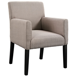 Modway Chloe Upholstered Guest Chair with Wood Legs