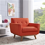 Modway EEI-1178 Engage Tufted Armchair with Wood Legs