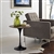 Modway Lippa Modern Black Side Table with Wood Top EEI-270