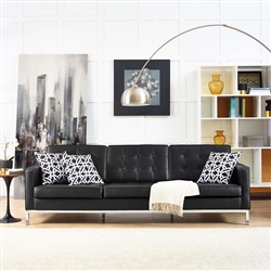 Modway Loft Tufted Leather Sofa EEI-2779