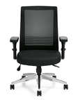 Offices To Go Ergonomic Executive Chair with Lumbar Support