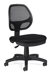 Offices To Go OTG11642B Armless Mesh Back Tasking Chair