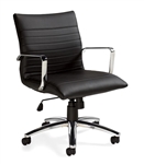 Offices To Go Model OTG11734B Luxhide Chair