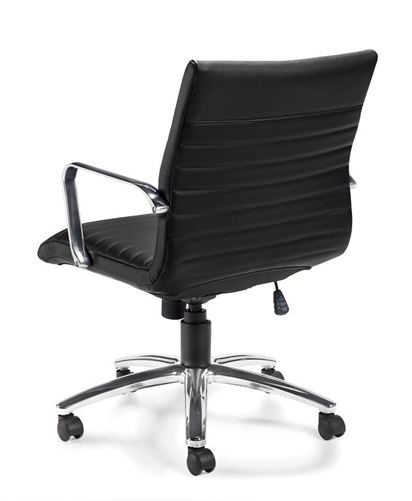 Offices To Go Luxhide Office Chair With Ribbed Back - OTG11734B