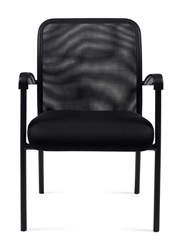 Black Mesh Back Guest Chair 11760B by Offices To Go