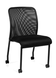 Mobile Mesh Back Guest Chair 11761B by Offices To Go