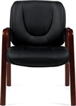 OTG11770B Wood Guest Chair by Offices to Go
