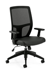 Offices To Go Mesh Synchro-Tilter Chair with Ratchet Back