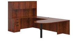 Offices To Go American Dark Cherry Casegoods Furniture Set SL-F-ADC