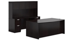 Offices To Go SL-I-AEL Desk Layout with Espresso Finish