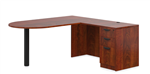 Offices To Go American Dark Cherry Superior Laminate Corner Desk SL-K