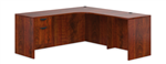 Offices To Go SL-M Dark Cherry Superior Laminate L-Desk