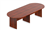 Offices To Go SL12048RS Dark Cherry Superior Laminate Conference Table