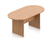 Offices To Go Autumn Walnut Oval Shaped Superior Laminate Table