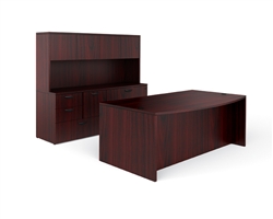 Professional Laminate Executive Desk Configuration by Offices To Go