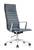 Joe High Back Charcoal Blue Leather Executive Chair by Woodstock Marketing