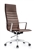 Joe High Back Chestnut Brown Leather Executive Chair by Woodstock Marketing