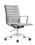 Joe Midtown Gray Ribbed Back Conference Chair by Woodstock Marketing