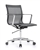 Joan Stylish Black Mesh Office Chair with Chrome Frame by Woodstock
