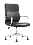 Jimi Black Leather Side Chair by Woodstock Marketing