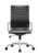 Janis Contemporary Black Leather Office Chair by Woodstock