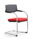 Woodstock Marketing Shankar Series Stackable Red Side Chairs