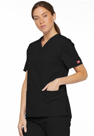 Ladies Dickies EDS Signature Missy Fit V-Neck Top