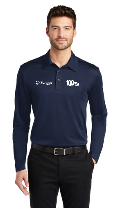 Port AuthorityÂ® Silk Touchâ„¢ Performance Long Sleeve Polo