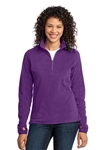 Ladies Microfleece 1/2-Zip Pullover