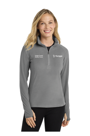 Ladies Microfleece 1/2-Zip Pullover