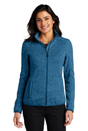 Ladies Sweater Fleece Full-Zip Jacket