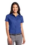 Ladies Easy Care Twill Shirt (Short Sleeve)