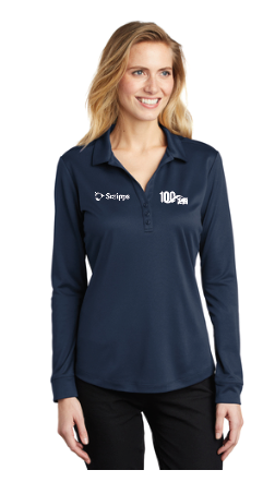 Port Authority Â® Ladies Silk Touchâ„¢ Performance Long Sleeve Polo
