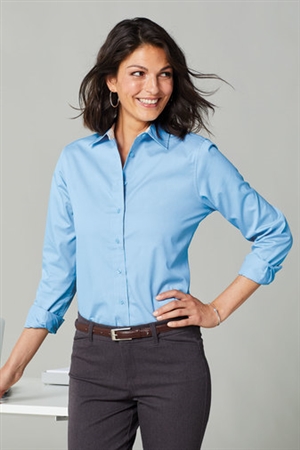 Ladies Easy Care Twill Shirt (Long Sleeve)