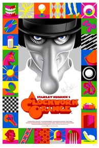 A Clockwork Orange Poster (Mask Edition)