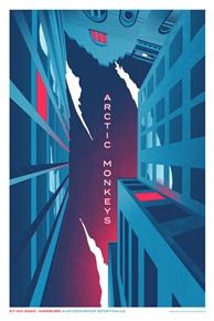 Arctic Monkeys Concert Poster by Alex Hanke