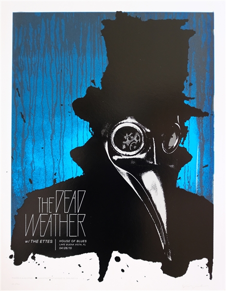 The Dead Weather Slikscreen Concert Poster by Alan Hynes