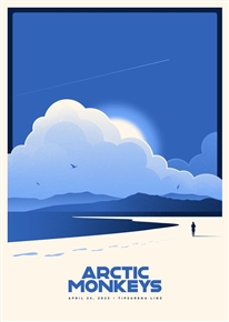 Arctic Monkeys Concert Poster by Simon Marchner