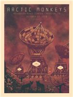 Arctic Monkeys Concert Poster by Luke Martin