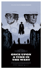 Once Upon A Time In The West Movie Poster by Oliver Barrett for the Astor Theatre, Melbourne