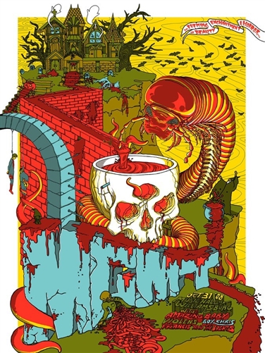 MGMT Concert Poster by Burlesque Design