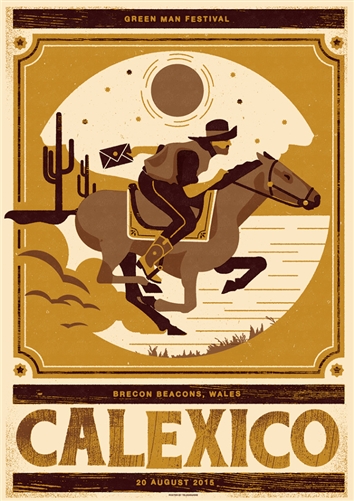 Calexico Concert Poster by Telegramme