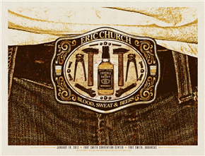 Eric Church Concert Poster