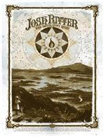 Josh Ritter Concert Poster (White) by Drew Binkley