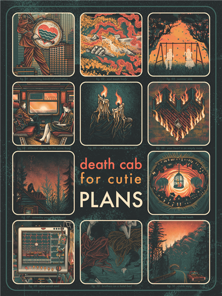 Death Cab For Cutie Concert Poster by Luke Martin