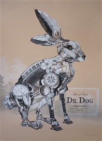 Dr. Dog Concert Poster by  Liz Roseberry