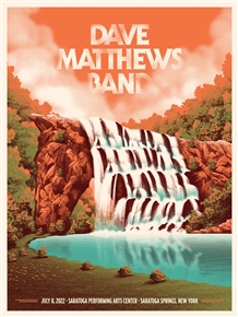 Dave Matthews Band Concert Poster by DKNG