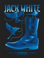 Jack White Concert Poster by Methane Studios