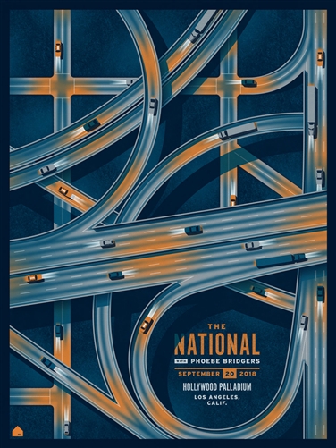 The National Concert Poster by DKNG