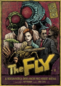 The Fly (50's) Movie Poster by Dan Mumford